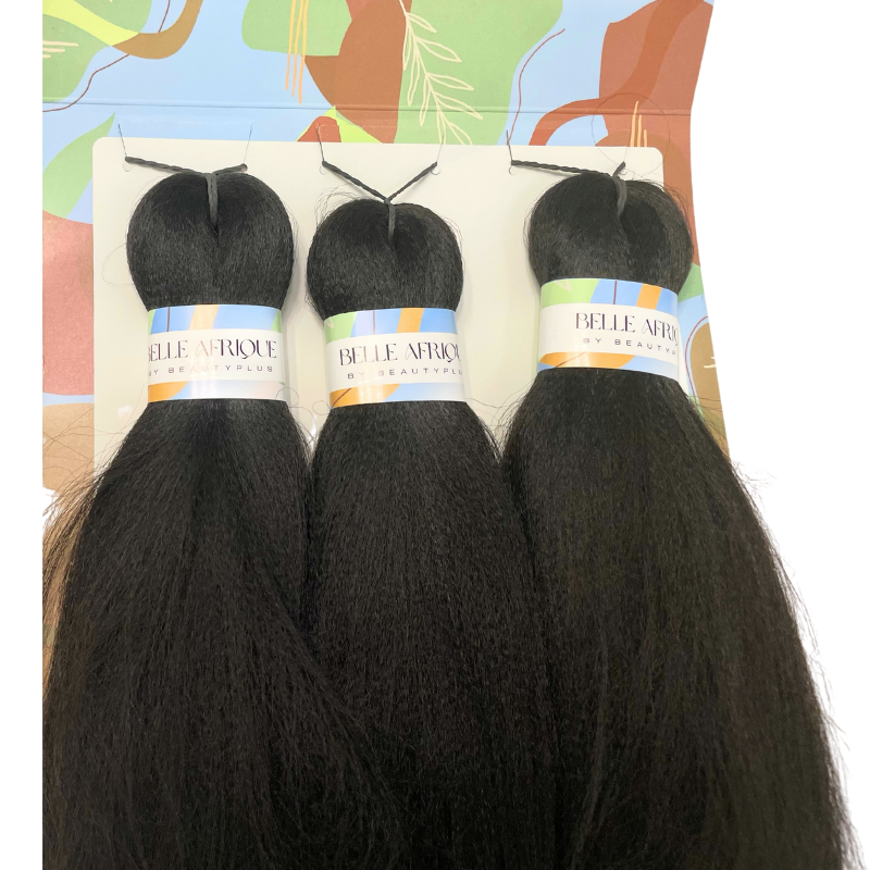 Premium Pre-Stretched Extensions 28" for Kids by Belle Afrique