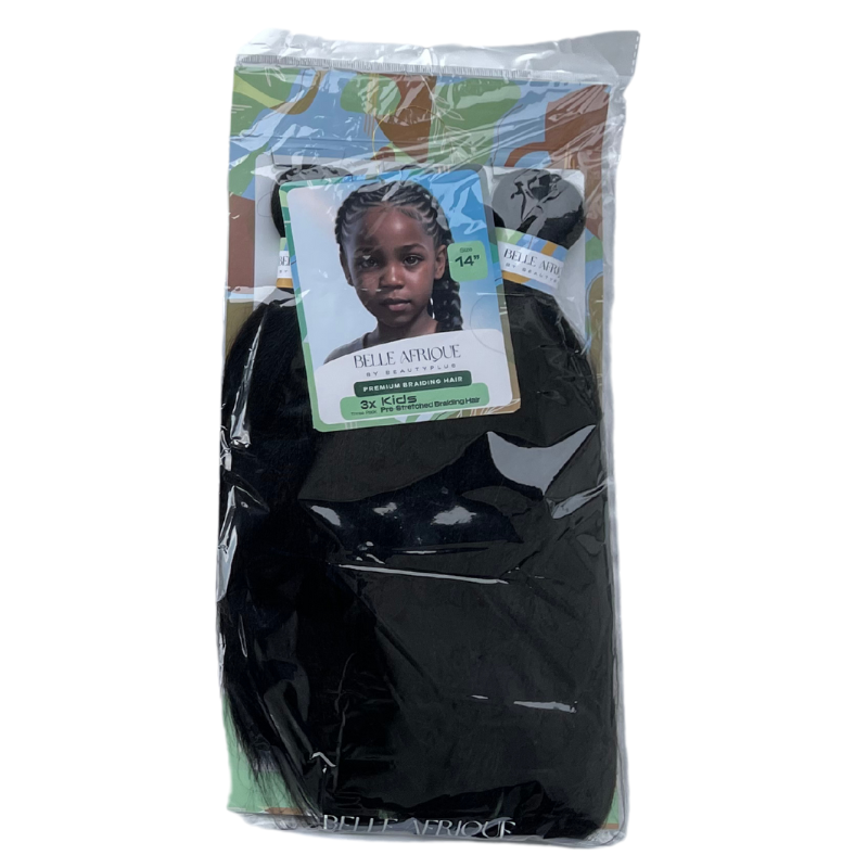 Premium Pre-Stretched Extensions 28" for Kids by Belle Afrique