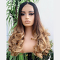 Nano Twists French Curl Braided HD Transparent Lace Front Wig - Ombre (#1/33/27)