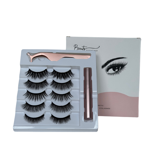 Magnetic Eyelashes with Eyeliner - 5 pairs