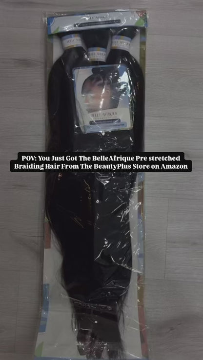 3X Pre-Stretched Braiding Extensions 60" by Belle Afrique